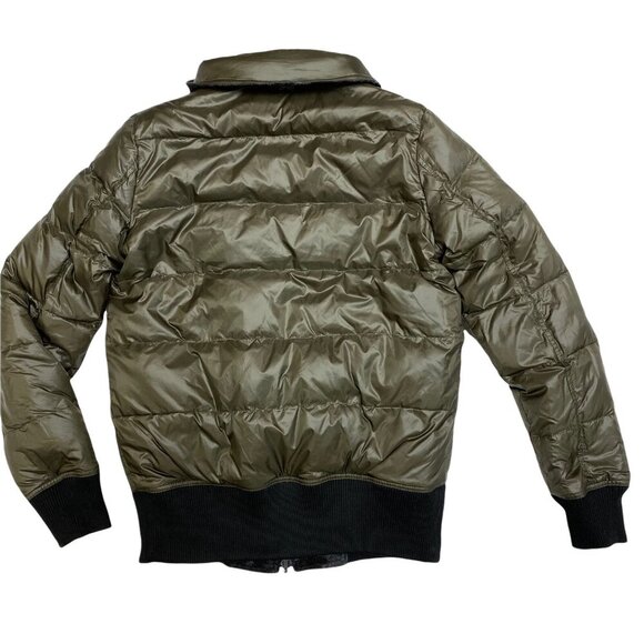 JOCELYN sz XS Coat Jacket Wool Bomber Reversible Grey Green Cozy Normcore New - Picture 6 of 9